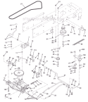 Page C Diagram and Parts List for WE12538H  Weed Eater Lawn Tractor